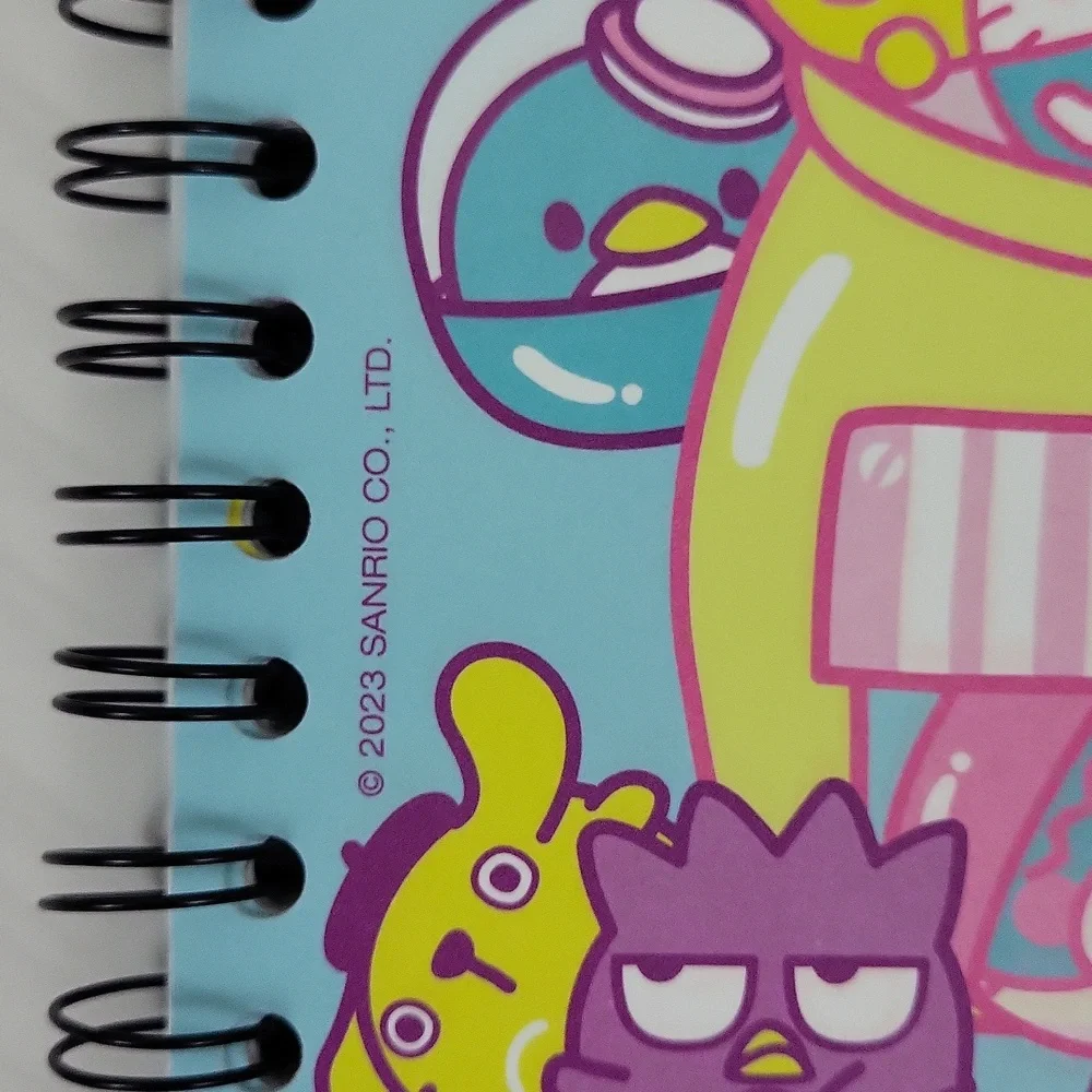 Sanrio Hello Kitty, My Melody, Tuxedo Sam, Chococat Spiral Tab Notebook